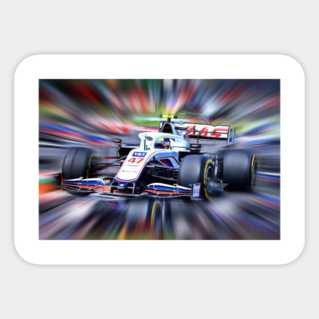 Mick Schumacher - Germany Sticker by DeVerviers